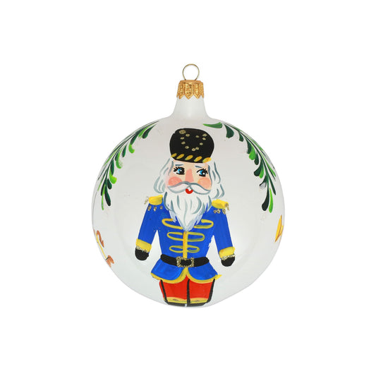 Vietri Ornament: Nutcrackers Blue Nutcracker Ornament