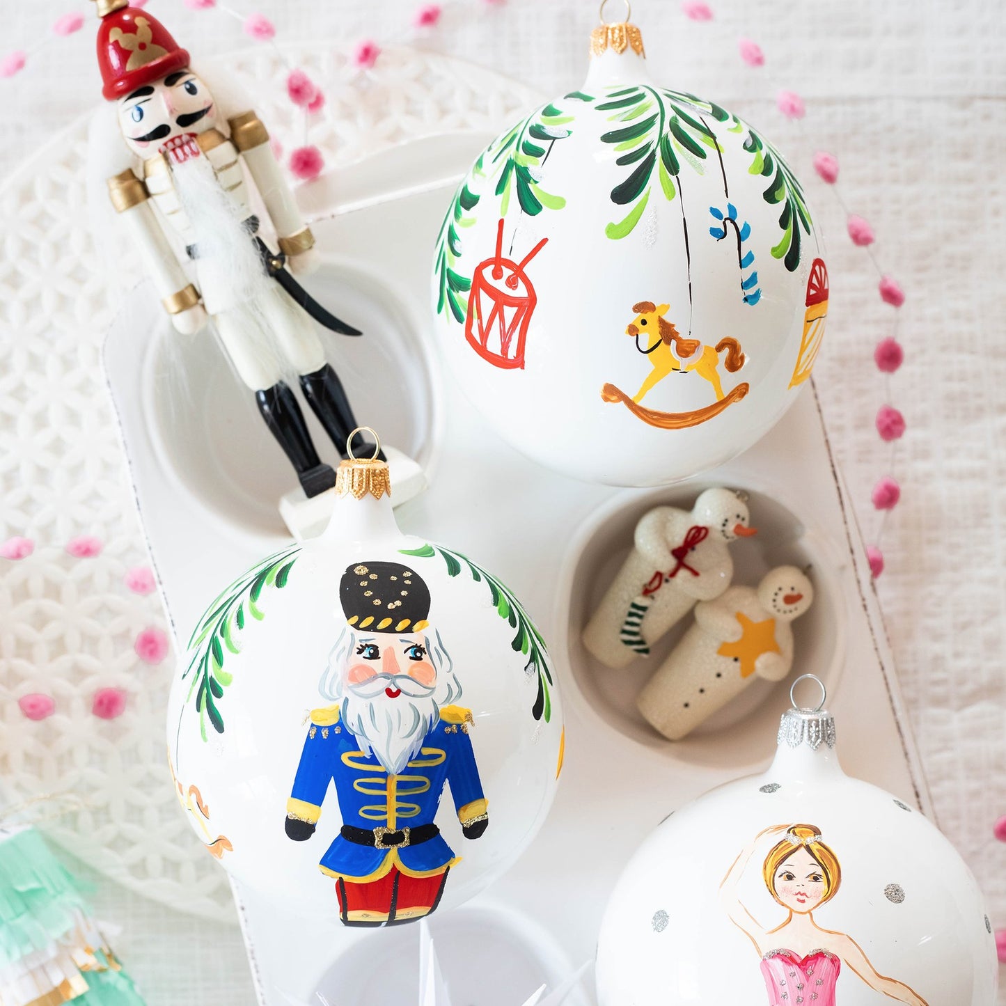 Vietri Ornament: Nutcrackers Blue Nutcracker Ornament