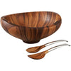 Nambe Butterfly Serving Bowl with Servers