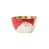 Vietri Old St. Nick Cereal Bowl - Red Hat