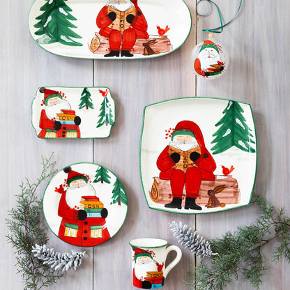 Vietri Old St. Nick 2021 Limited Edition Square Platter