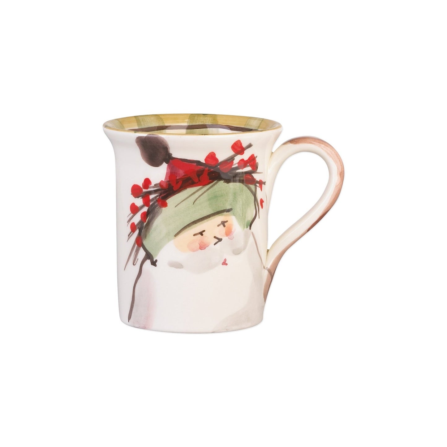 Vietri Old St. Nick Mug - Green Hat