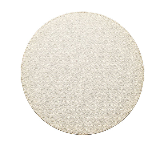 Kim Seybert Placemats: Shagreen in Pearl, Set of 4