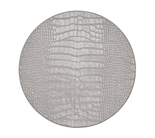 Kim Seybert Placemats: Croco in Gray, Set of 4