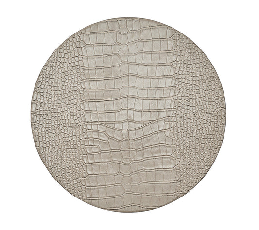 Kim Seybert Placemats: Croco in Sand, Set of 4
