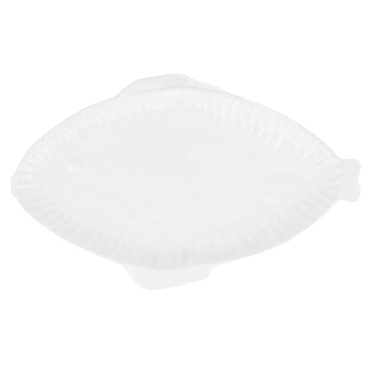 Vietri Pesce Serena (Fish) White Platter - Oval Large