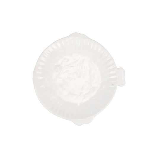 Vietri Pesce Serena (Fish) White Salad Plate