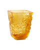 Lalique Vase - Pivoines Amber - Small