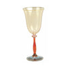 Vietri Regalia Deco Wine Glass - 4 Colors Available