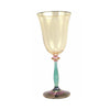 Vietri Regalia Deco Wine Glass - 4 Colors Available