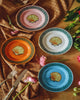 Ginori 1735 Il Viaggio Di Nettuno Bread Plate - Set of 2 - Rock Orange