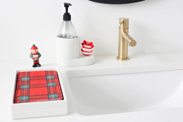 Nora Fleming Melamine: Pinstripes Guest Towel Holder