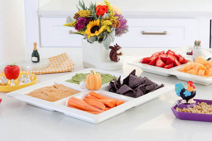 Nora Fleming Melamine: Pinstripes Sectional Server