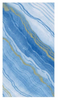 Caspari Marble Paper Guest Towel Napkins in Blue