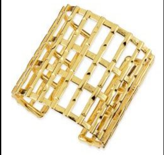 Nest Jewelry GOLD BAMBOO CUFF