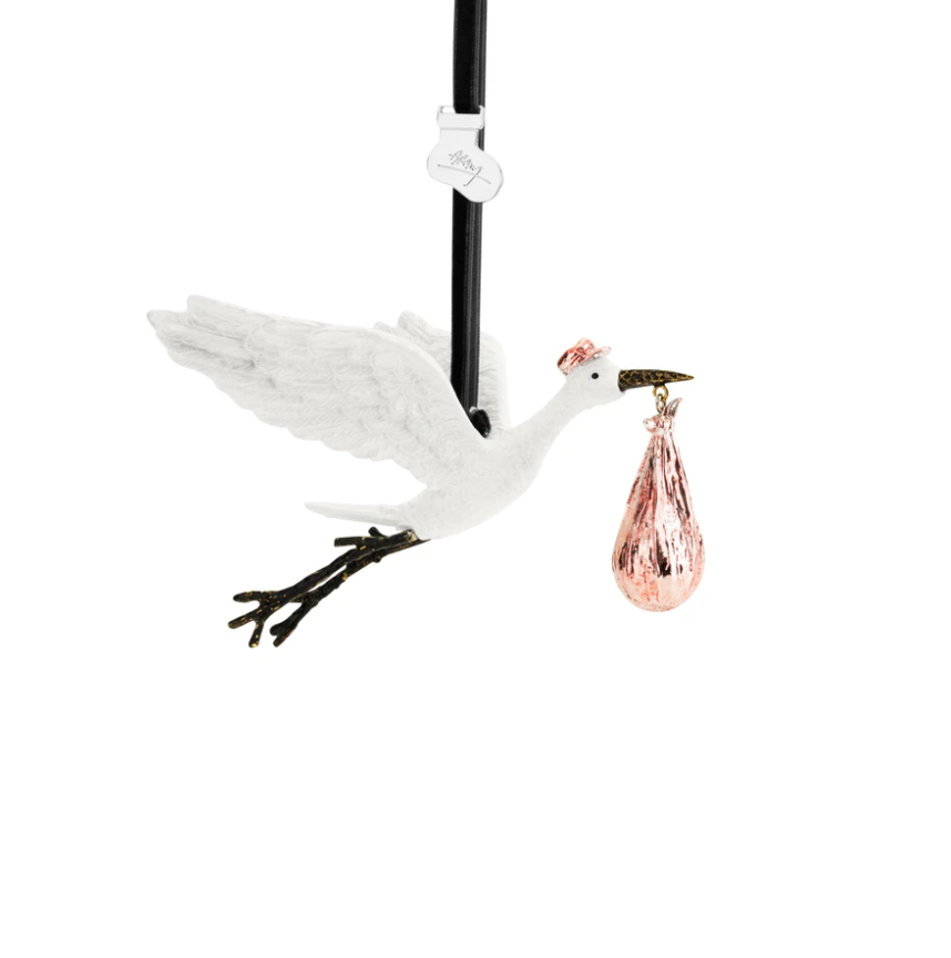 Michael Aram Ornament - Stork Pink