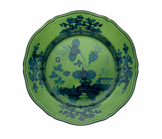 Ginori 1735 Oriente Italiano Dessert/Salad Plate - Malachite (Green)