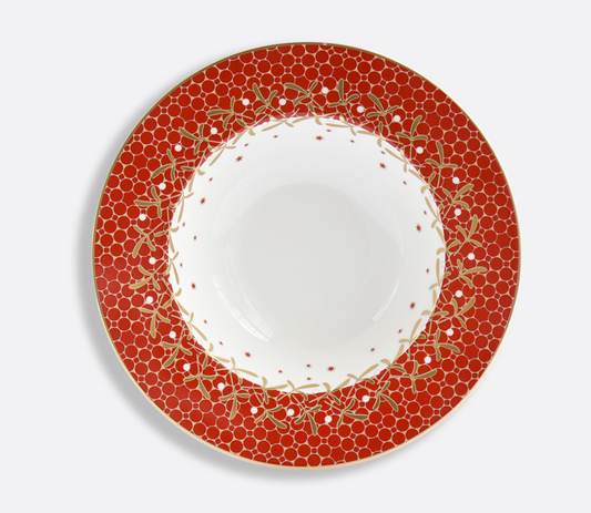 Bernardaud Noël Rim Soup Plate 9"