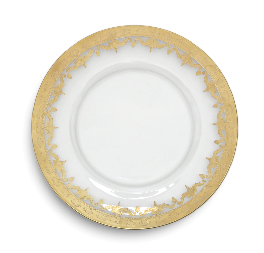 Arte Italica Vetro Gold Charger