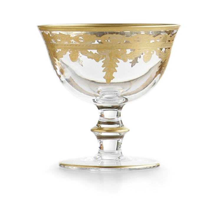 Arte Italica Vetro Gold Compote