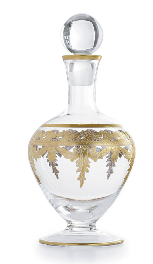 Arte Italica Vetro Gold Decanter