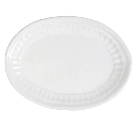 Vietri Pietra Serena Platter - Oval Small