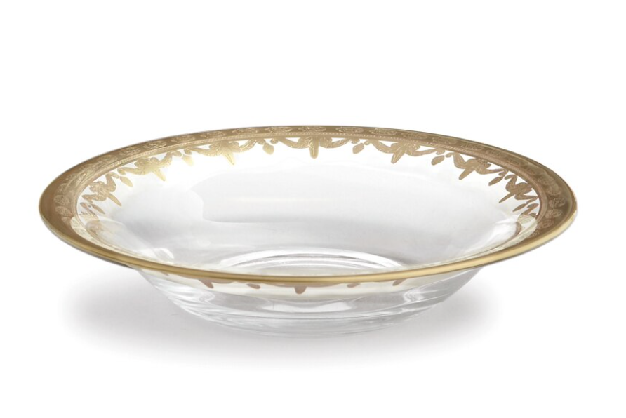Arte Italica Vetro Gold Pasta/Soup Bowl