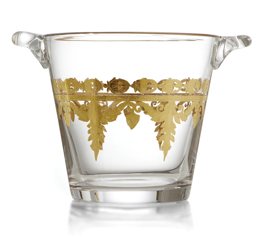 Arte Italica Vetro Gold Ice Bucket