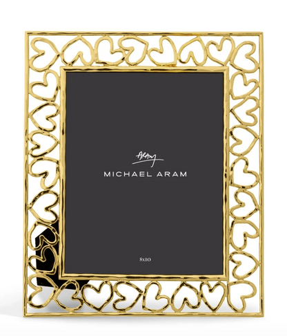 Michael Aram Heart Frame - Gold 8x10
