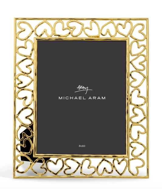 Michael Aram Heart Frame - Gold 8x10