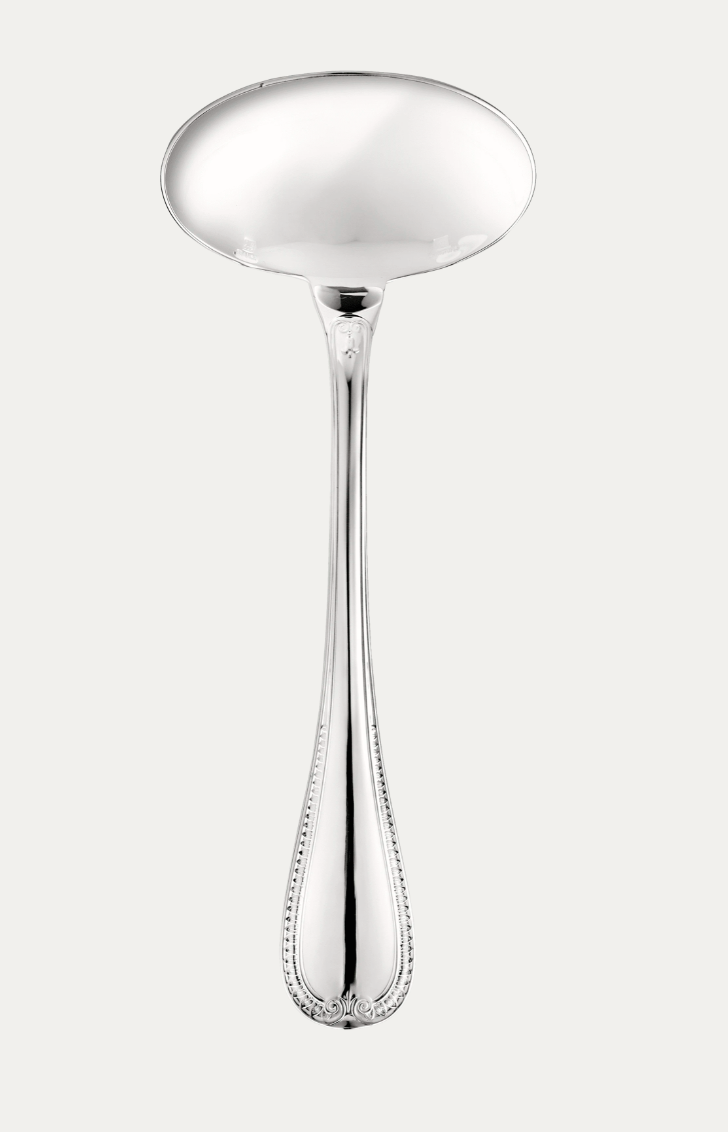 Christofle Malmaison Gravy Ladle, Silver-Plated