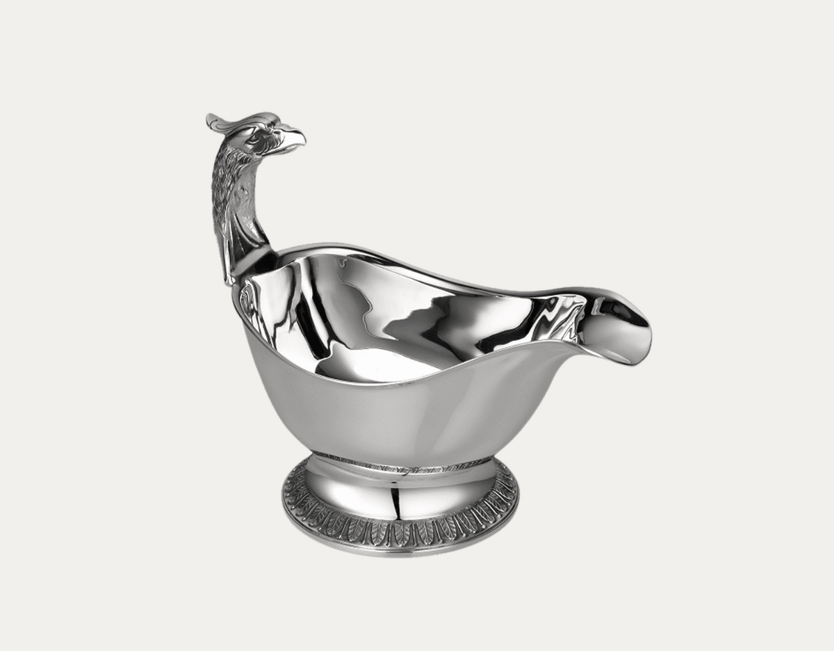 Christofle Malmaison Large Gravy Boat, Silver-Plated