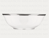 Christofle Malmaison Dinnerware: Salad Serving Bowl, Porcelain Platinum-Finish