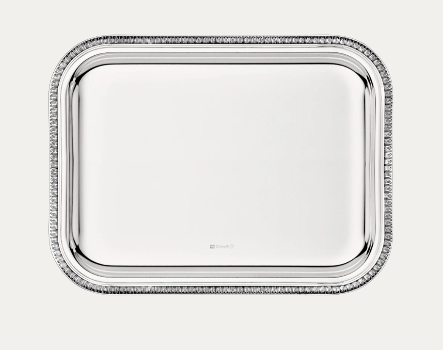 マ*ー様 CHRISTOFLE Christofle Malmaison Tray - Medium,Silver-Plated – Coast 2 Coast