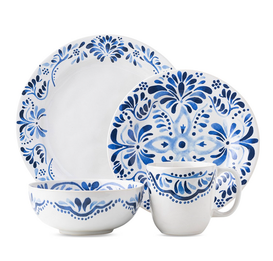 Juliska Iberian Journey 4 Piece Place Setting - Indigo