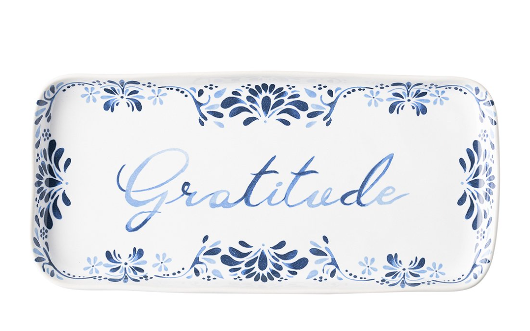 Juliska Iberian Journey Indigo Tray