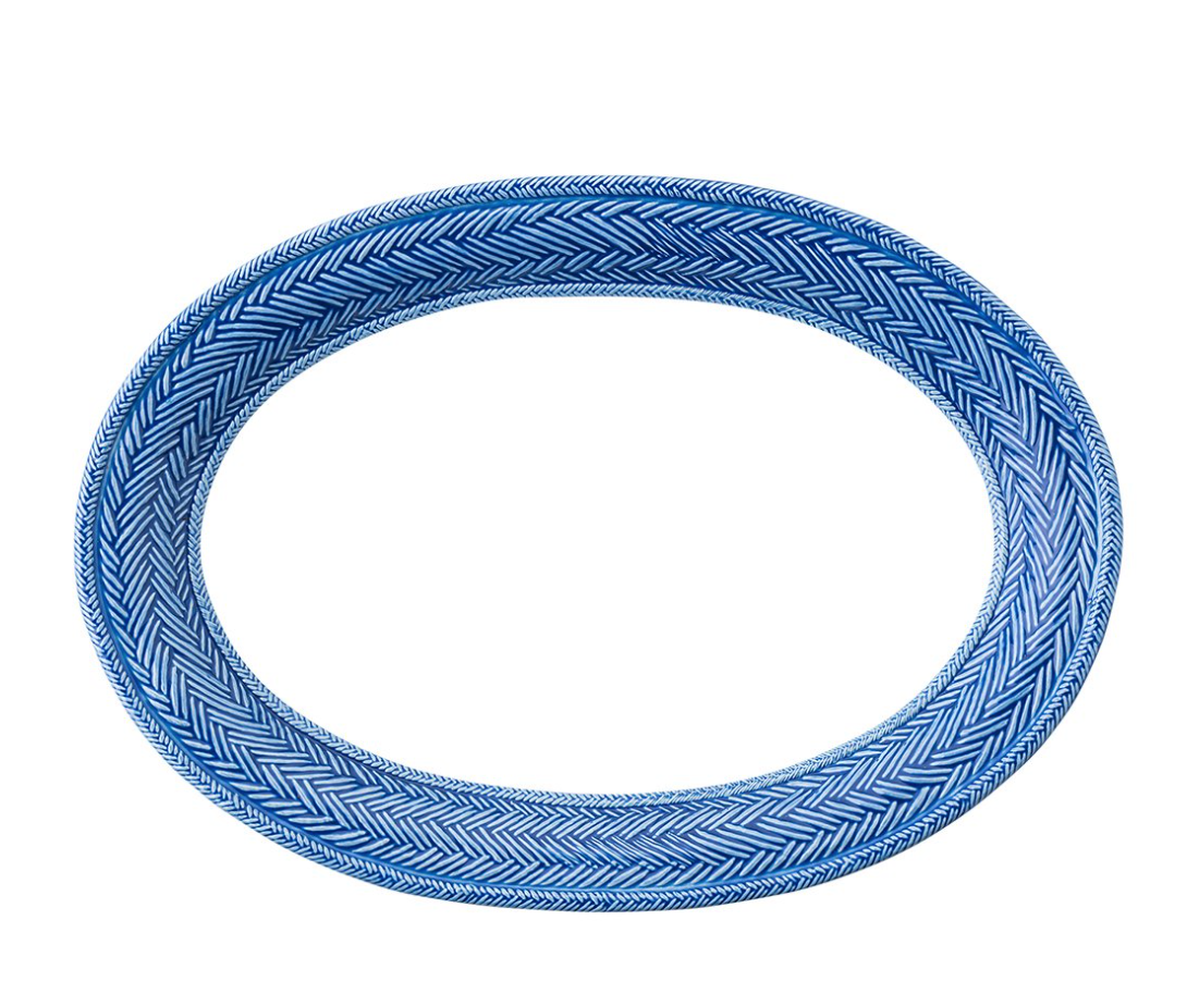 Juliska Le Panier Delft Blue Oval Platter