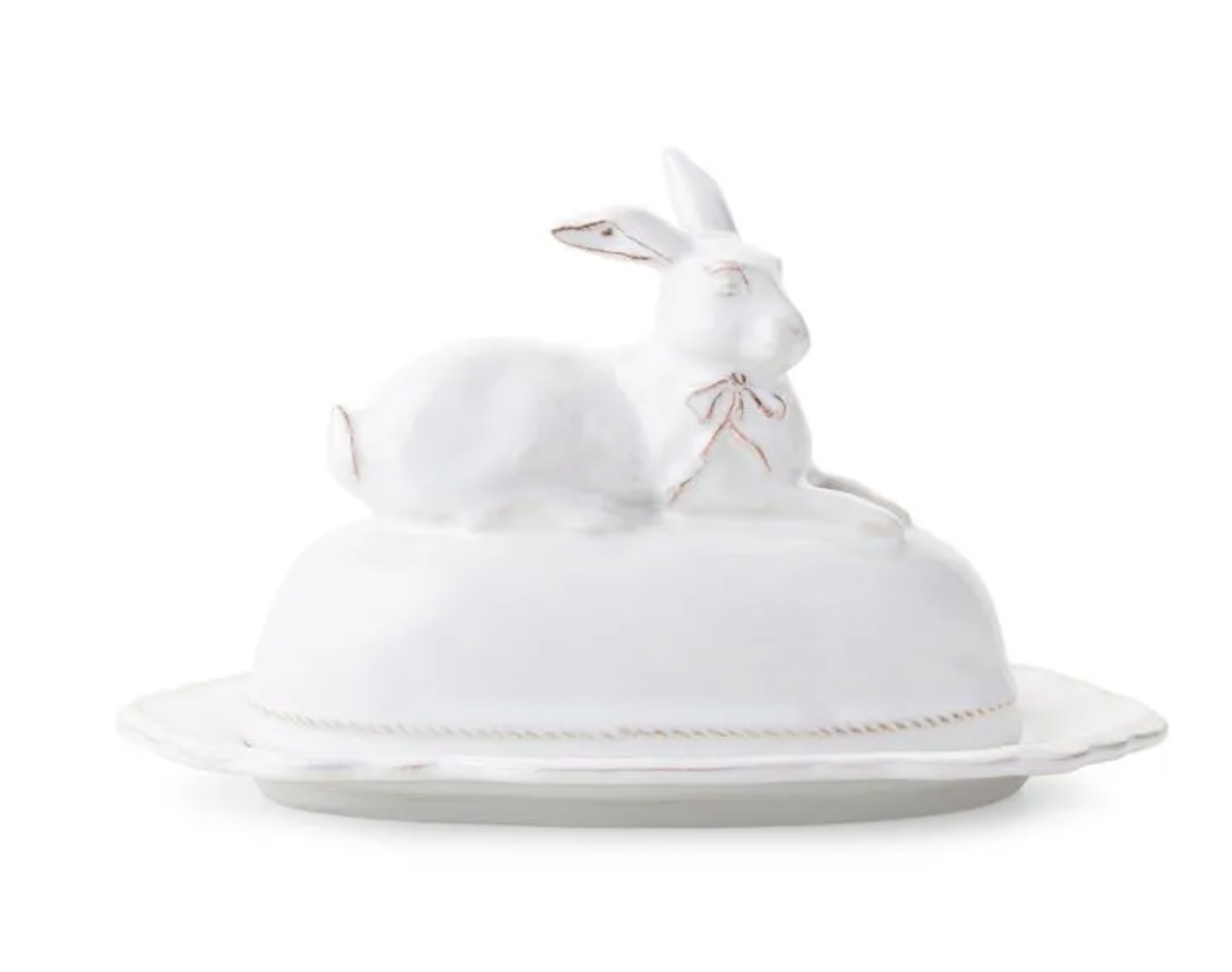 Juliska Clever Creatures Bridget - Bunny Butter Dish