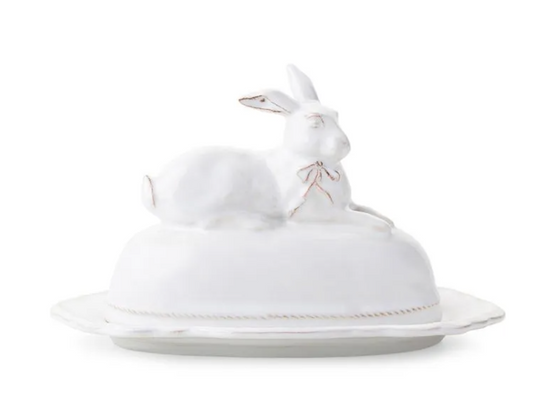 Juliska Clever Creatures Bridget - Bunny Butter Dish