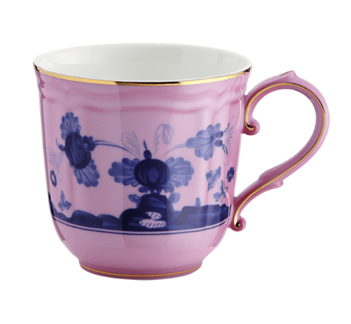 Ginori 1735 Oriente Italiano Mug with Gold Trim - Azalea