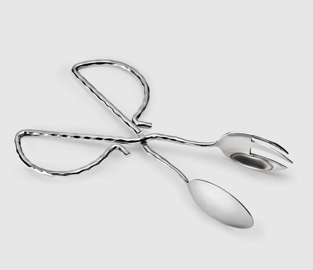Mary Jurek Design Miravella Scissor Tongs 10"