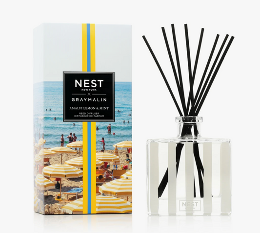 Nest and Gray Malin Amalfi Lemon & Mint Reed Diffuser