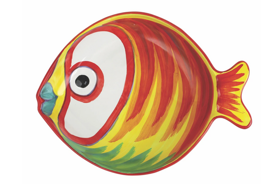 Vietri Pesci Colorati Figural Medium Serving Bowl