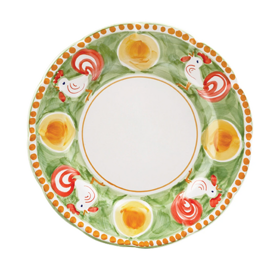 Vietri Campagna Gallina (Rooster) Service Plate/Charger