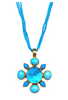 Dina Mackney Designs Necklace Set - Turquoise Mosaic Pendant Necklace