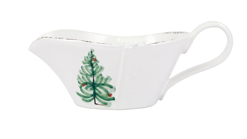 Vietri Lastra Holiday - Sauce Server