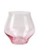 Vietri Contessa Stemless Wine Glass - Pink