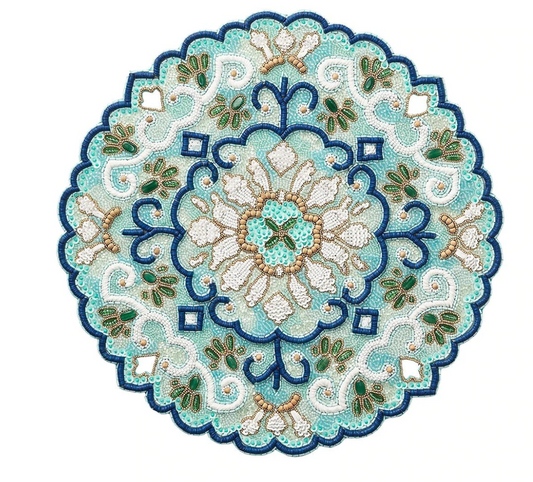 Kim Seybert Placemats: Lisbon in Multi, Set of 2