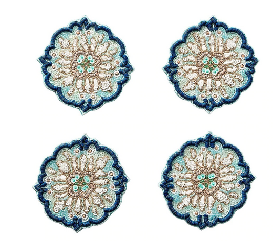 Kim Seybert Drink Coasters: Lisbon, Set of 4