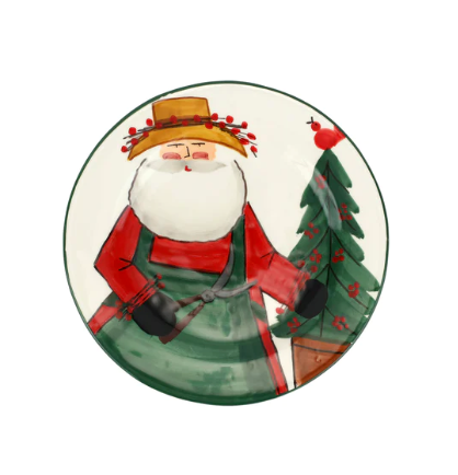 Vietri Old St. Nick 2022 Limited Edition Salad Plate